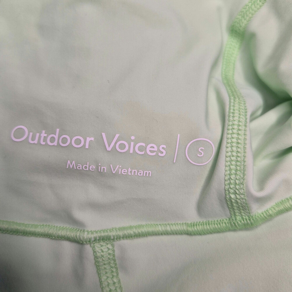 Outdoor Voices Warmup Exercise Tennis Active Dress Heather Green Space Dye Sz S - Picture 11 of 11